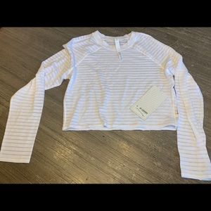Lululemon Uncovered Long Sleeve White